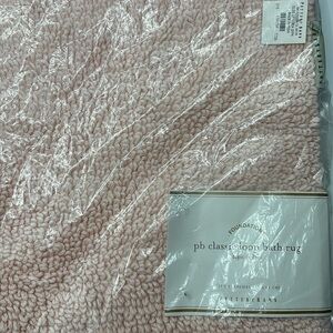 Pink Pottery Barn Classic Loop Bath Rug 17x24 inches Brand New